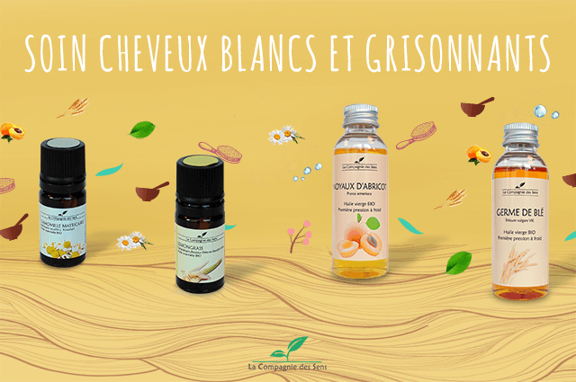 Cheveux blancs | Soin aux huiles essentielles